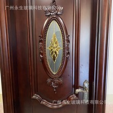 铜条镶嵌玻璃门